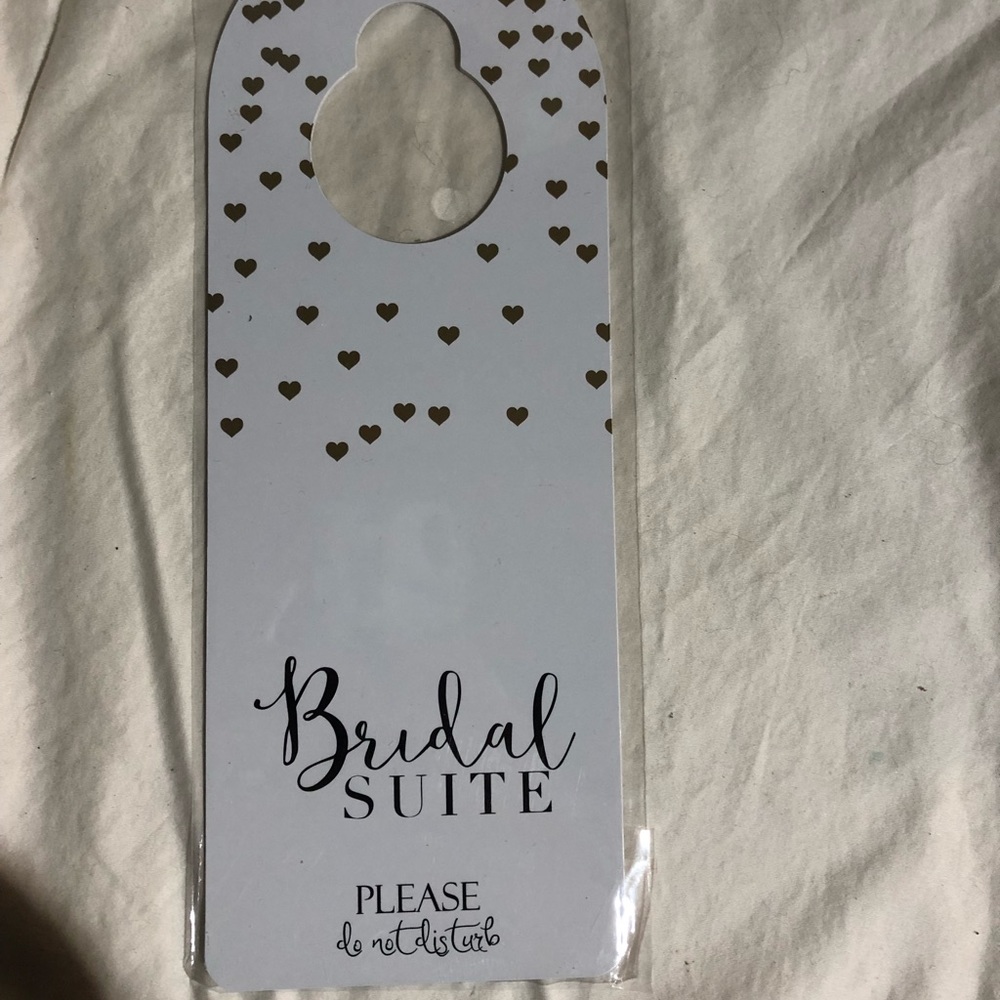 Bridal Suite Door Hanger